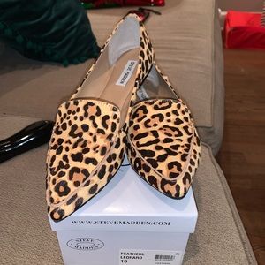 Steve Madden FeatherL Leopard Slip On Shoes